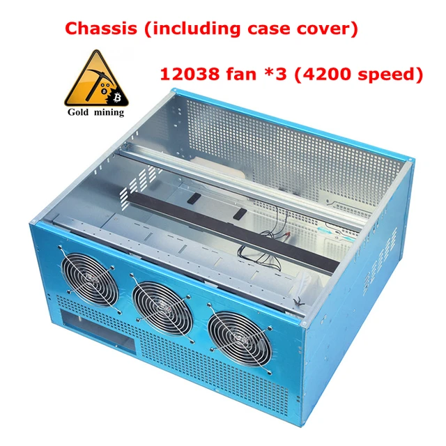 Us 79 99 Computer Case Mining Rig 5 5u Server Cabinet Rack Usb Miner Eth Bitcoin Xmr Coin Video Card Gtx 1060 1070 1080 6 8 Gpu Card In Computer - 